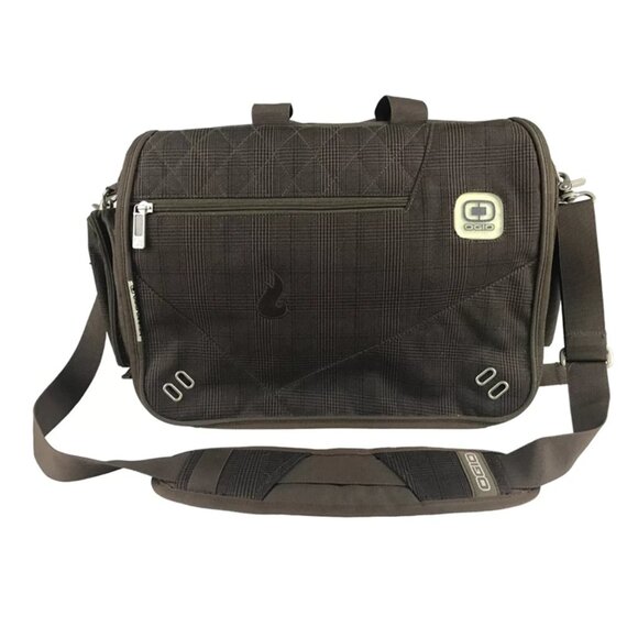 Ogio Brown Classification #03507 Key Clip Organizer Panel Shoulder/Messenger Bag